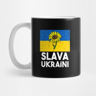 Slava Ukraini Glory to Ukraine Flag Mug